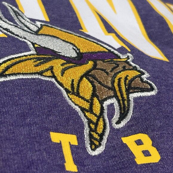 Minnesota Vikings Mens XL Sweatshirt Crewneck Lightweight CSA - Picture 5 of 13